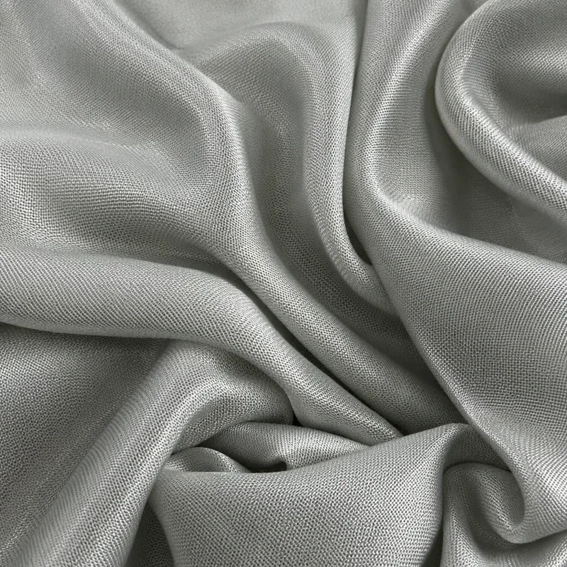 Bamboo Modal shown as a finished hijab, hanging