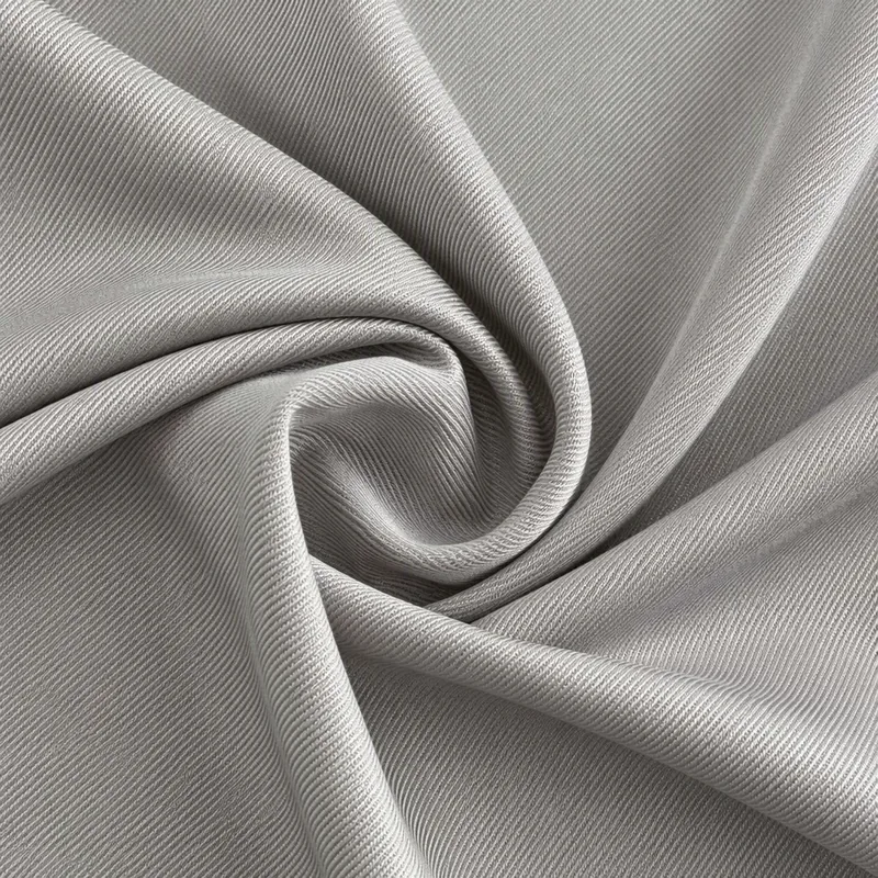 Twill Modal shown as a finished hijab, hanging
